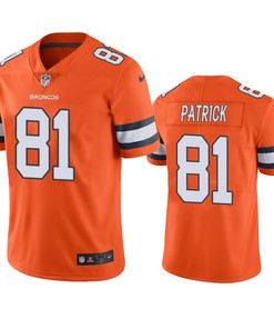 Denver Broncos Tim Patrick Orange Nike Color Rush Limited Jersey