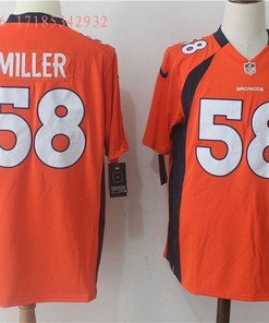 Denver Broncos Von Miller #58 2020 Nfl Orange Jersey Jersey