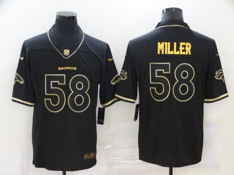 Denver Broncos Von Miller #58 Nfl 2020 Black Jersey