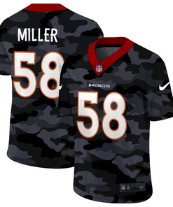 Denver Broncos Von Miller #58 Nfl 2020 Camo Jersey