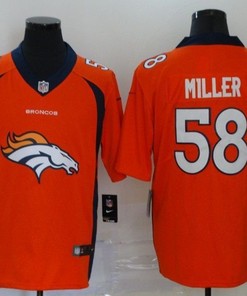 Denver Broncos Von Miller #58 Nfl 2020 Red Jersey