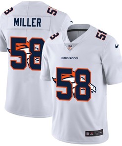 Denver Broncos Von Miller #58 Nfl 2020 White Jersey