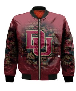 Denver Pioneers Bomber Jacket Camouflage Vintage  - NCAA