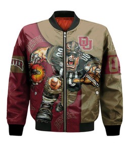 Denver Pioneers Bomber Jacket Football Go On - NCAA