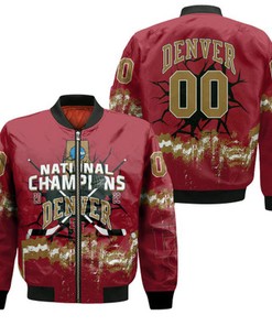 Denver Pioneers Bomber Jacket Ice Hockey 2022 National Champions - NCAA