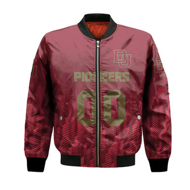 Denver Pioneers Bomber Jacket Logo Sport Ombre - NCAA