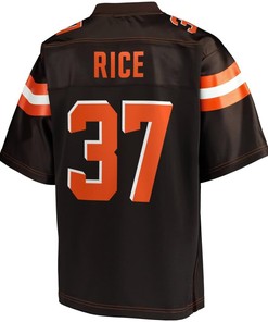 Denzel Rice Cleveland Browns Nfl Pro Line Player Jersey - Brown