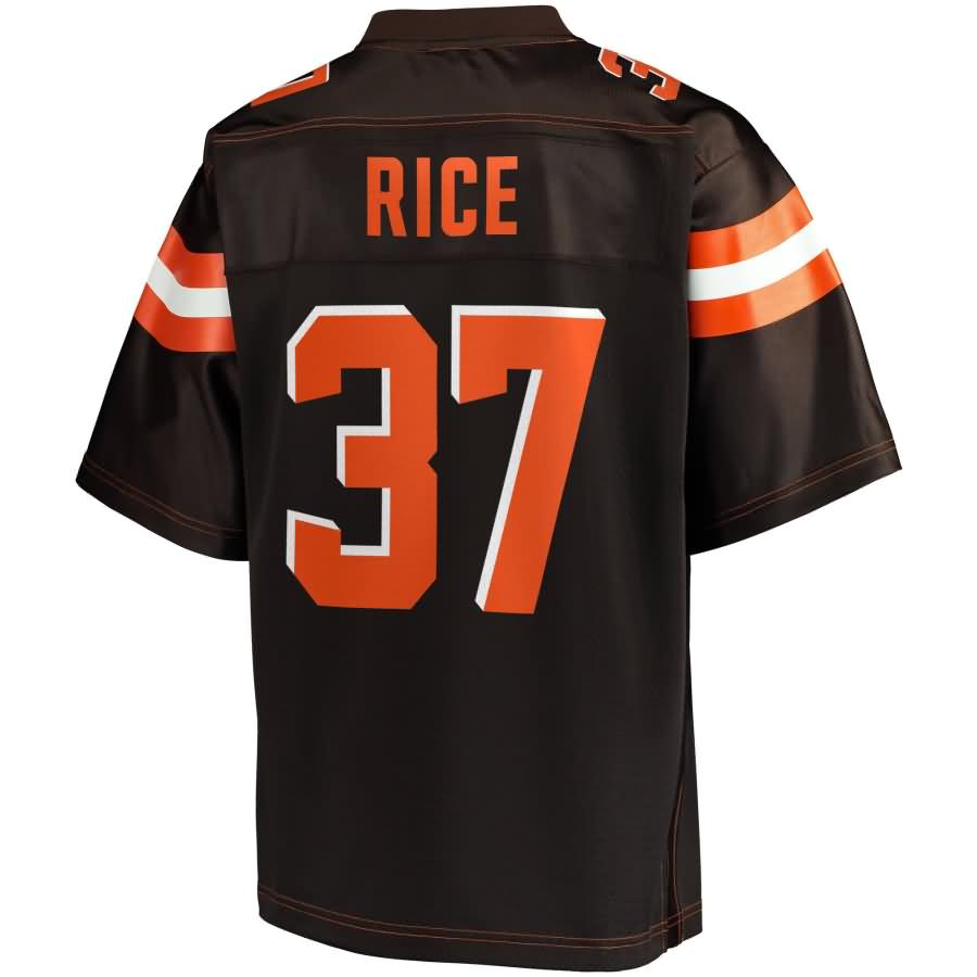 Denzel Rice Cleveland Browns Nfl Pro Line Youth Player Jersey - Brown