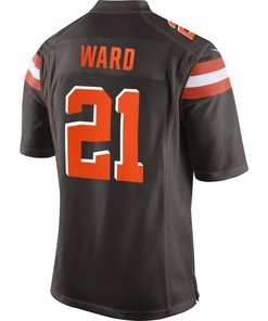 Denzel Ward Cleveland Browns 2018 Nfl Draft First Round Pick #2 Game Jersey - Brown