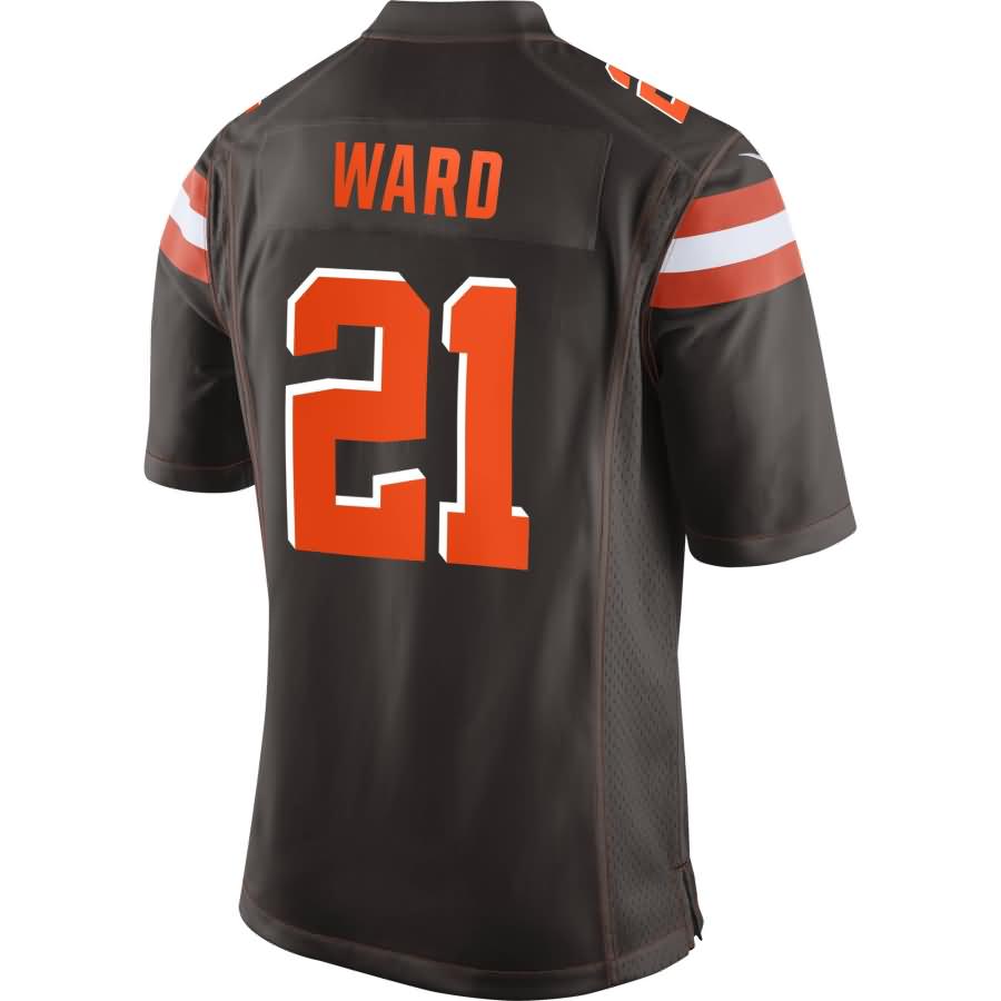 Denzel Ward Cleveland Browns 2018 Nfl Draft First Round Pick #2 Game Jersey - Brown