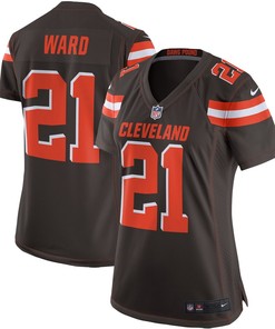 Denzel Ward Cleveland Browns Nike Womens Game Jersey - Brown