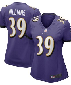 Denzel Williams Baltimore Ravens Womens Player Game Jersey - Purple Nfl