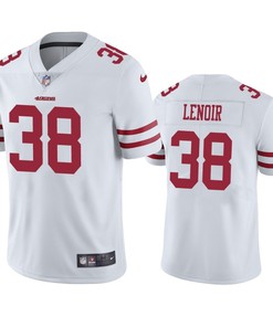 Deommodore Lenoir 38 San Francisco 49ers White Vapor Limited Jersey