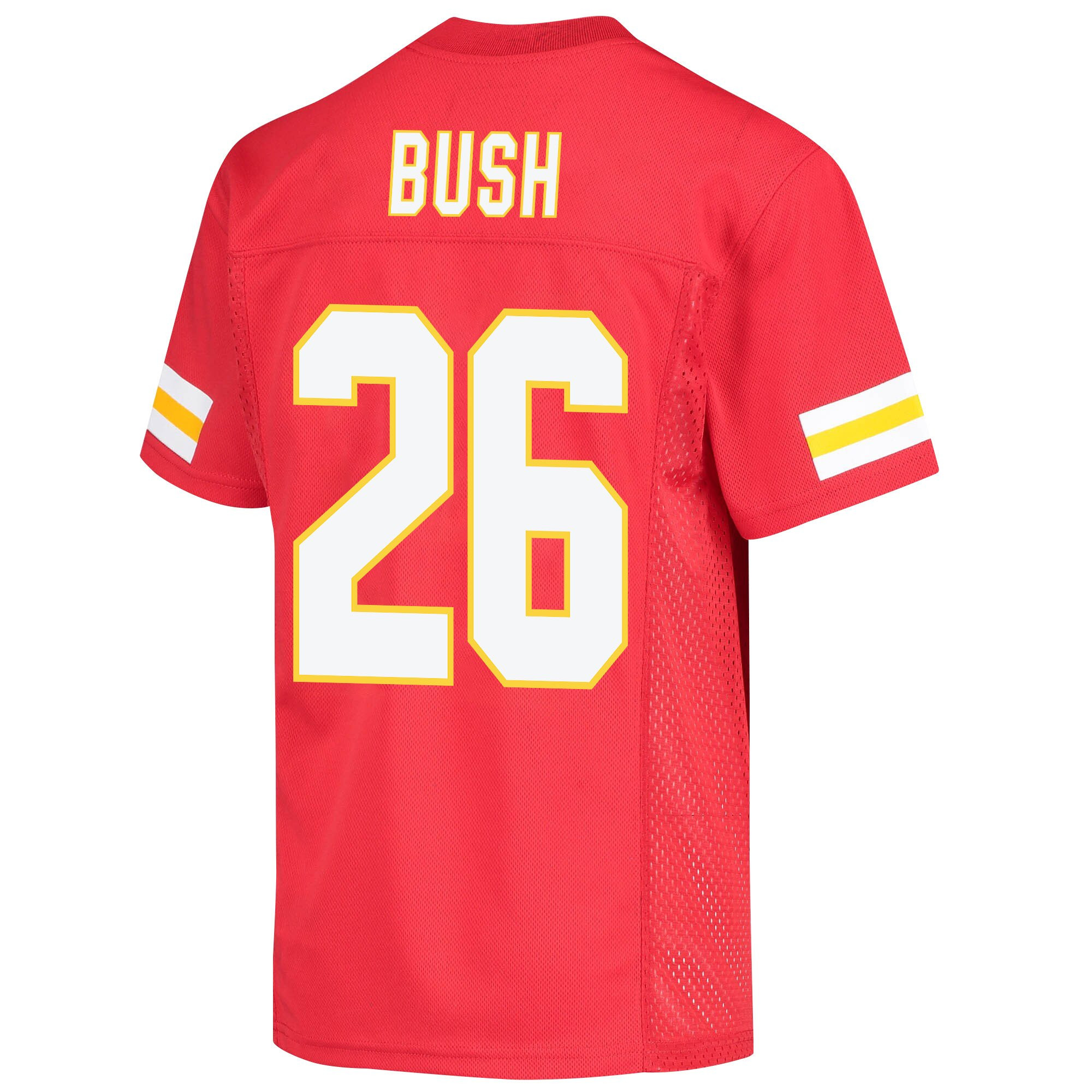 Deon Bush 26 Kansas City Chiefs Super Bowl LVII Champions Youth Game Jersey - Red