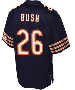 Deon Bush Chicago Bears Nfl Pro Line Player Jersey - Navy