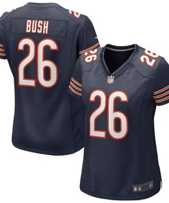 Deon Bush Chicago Bears Womens Game Jersey - Navy Nfl