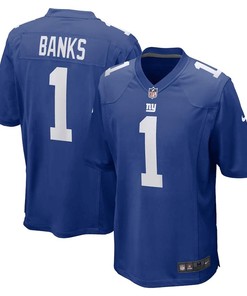 Deonte Banks New York Giants 2023 NFL Draft First Round Pick Game Jersey - Royal