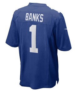 Deonte Banks New York Giants 2023 NFL Draft First Round Pick Game Jersey - Royal