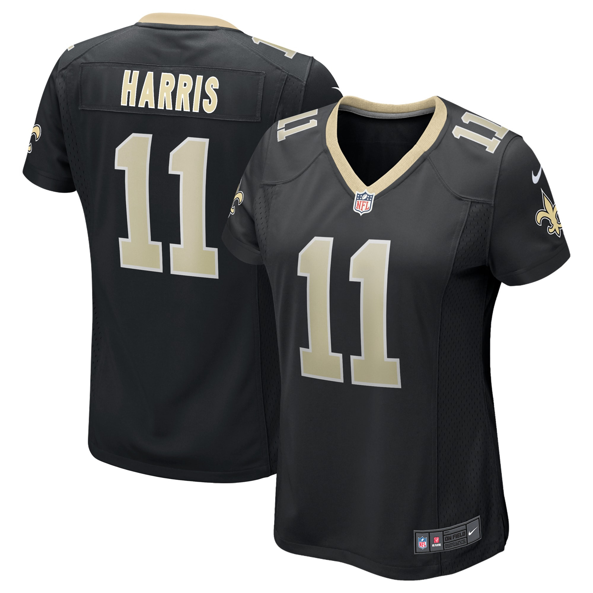 Deonte Harris New Orleans Saints Womens Game Jersey - Black Nfl