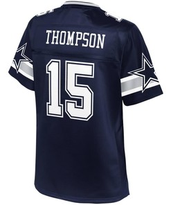 Deonte Thompson Dallas Cowboys Nfl Pro Line Womens Player Jersey - Navy