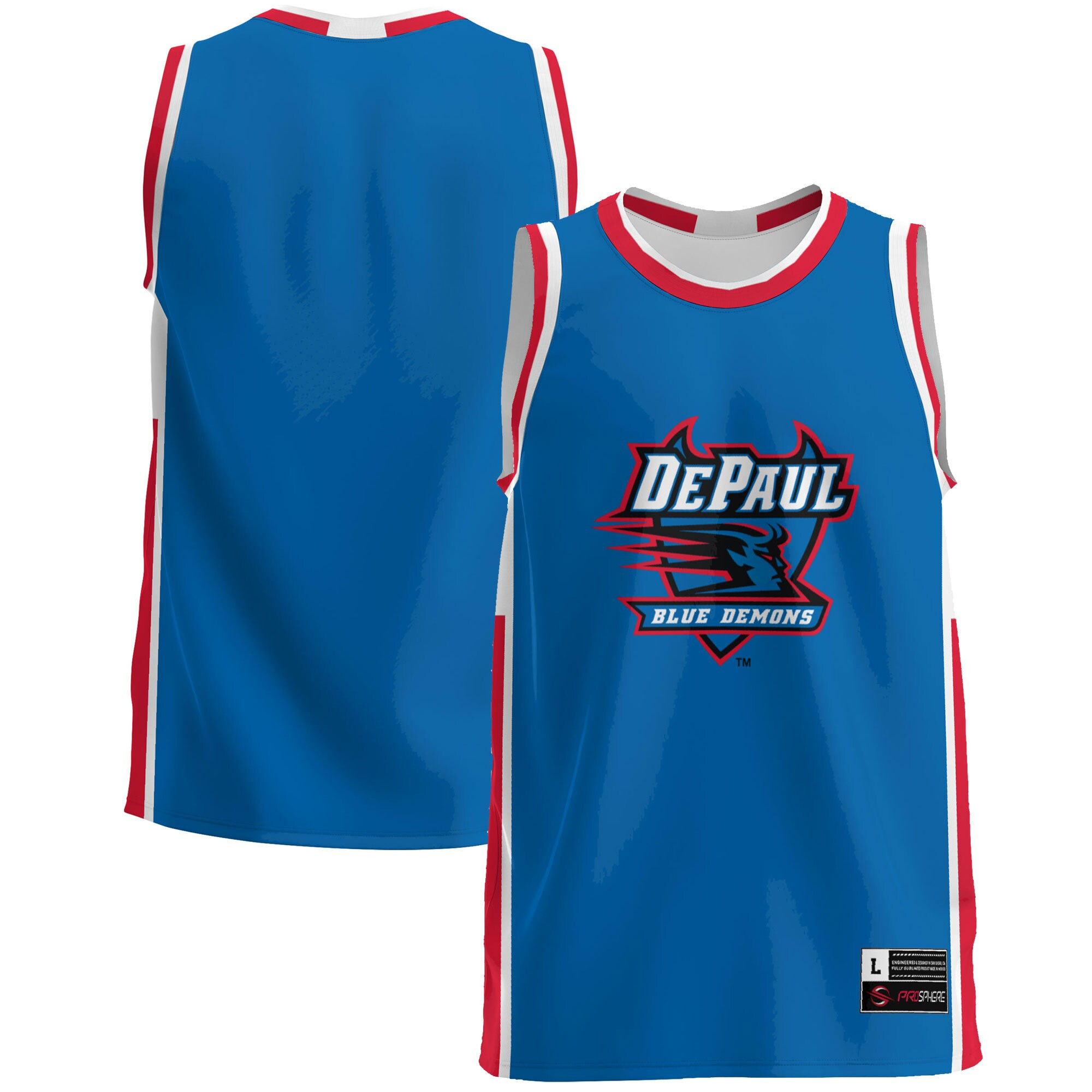 Depaul Blue Demons Basketball Jersey - Royal Ncaa