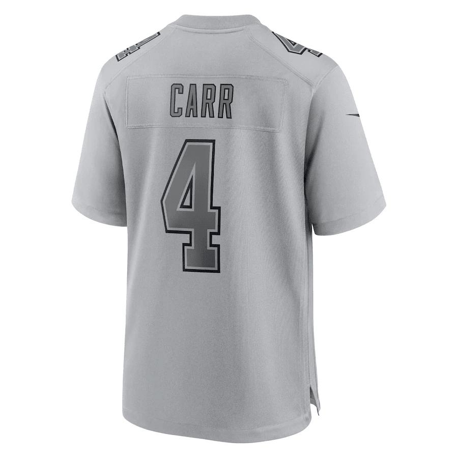 Derek Carr 4 Las Vegas Raiders Men Atmosphere Fashion Game Jersey - Gray