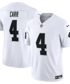 Derek Carr 4 Las Vegas Raiders Vapor F.U.S.E. Limited Jersey - White