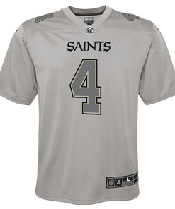 Derek Carr 4 New Orleans Saints Atmosphere Fashion Game Youth Jersey - White