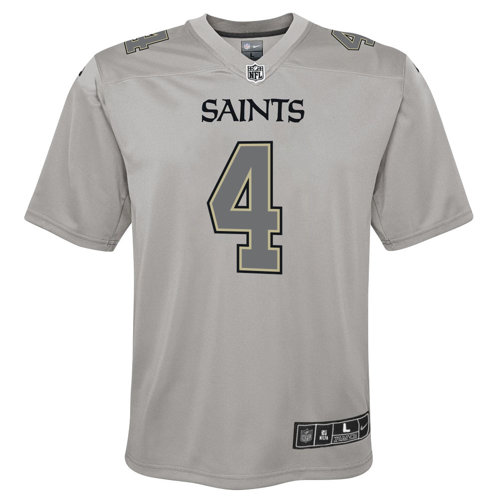Derek Carr 4 New Orleans Saints Atmosphere Fashion Game Youth Jersey - White