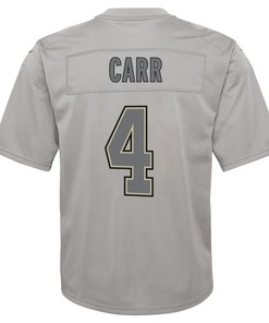 Derek Carr 4 New Orleans Saints Atmosphere Fashion Game Youth Jersey - White