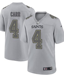 Derek Carr 4 New Orleans Saints Men Atmosphere Fashion Game Jersey - Gray