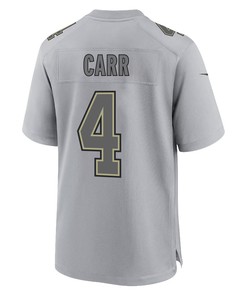 Derek Carr 4 New Orleans Saints Men Atmosphere Fashion Game Jersey - Gray