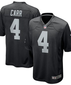 Derek Carr Las Vegas Raiders Game Jersey - Black Nfl