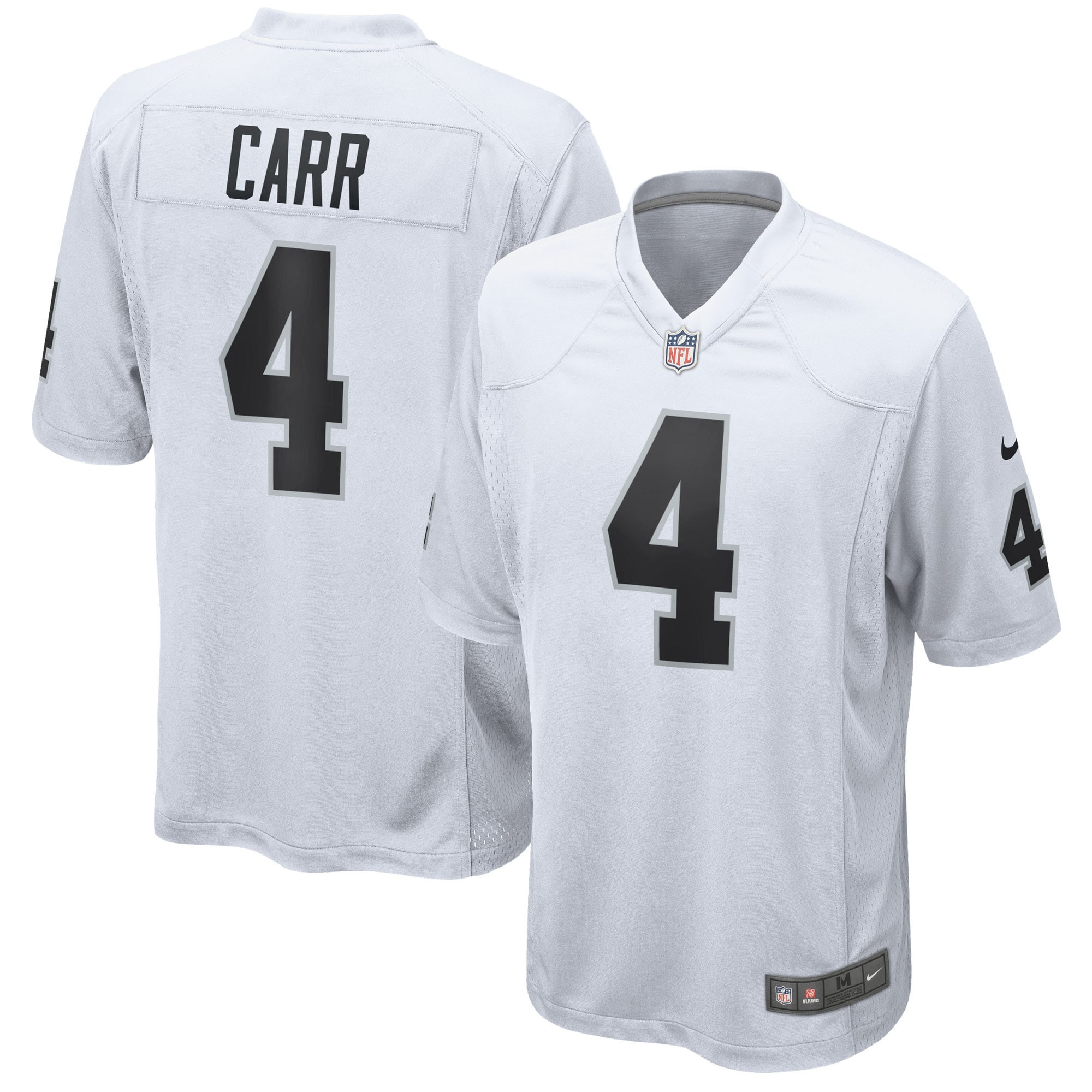 Derek Carr Las Vegas Raiders Game Jersey - White Nfl