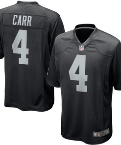 Derek Carr Las Vegas Raiders Game Player Jersey Black Nfl