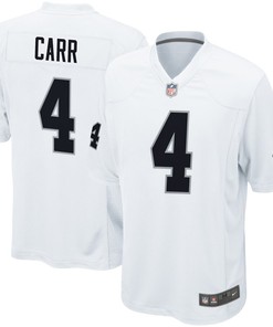 Derek Carr Las Vegas Raiders Nike Youth Game Jersey - White