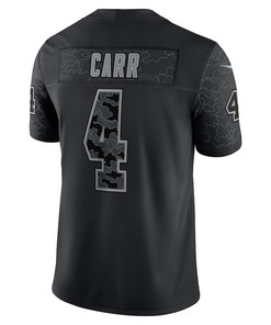 Derek Carr Las Vegas Raiders RFLCTV Limited Jersey - Black