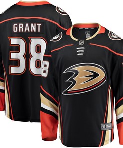 Derek Grant Anaheim Ducks Fanatics Branded Home Breakaway Player Jersey - Black Nhl