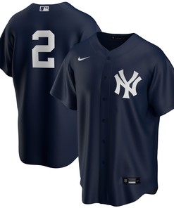 Derek Jeter New York Yankees Alternate Replica Player Jersey Navy Mlb