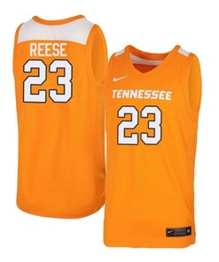 Derek Reese 23 Tennessee Volunteers Elite Basketball Men Jersey - Orange White