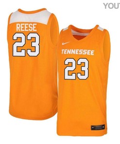 Derek Reese 23 Tennessee Volunteers Elite Basketball Youth Jersey - Orange White