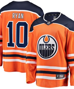 Derek Ryan Edmonton Oilers Fanatics Branded Home Breakaway Player Jersey - Orange Nhl