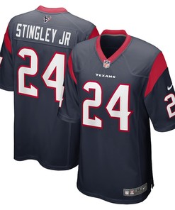 Derek Stingley Jr. 24 Houston Texans 2022 Draft First Round Pick Game Jersey In Navy