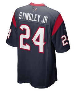 Derek Stingley Jr. 24 Houston Texans 2022 Draft First Round Pick Game Jersey In Navy