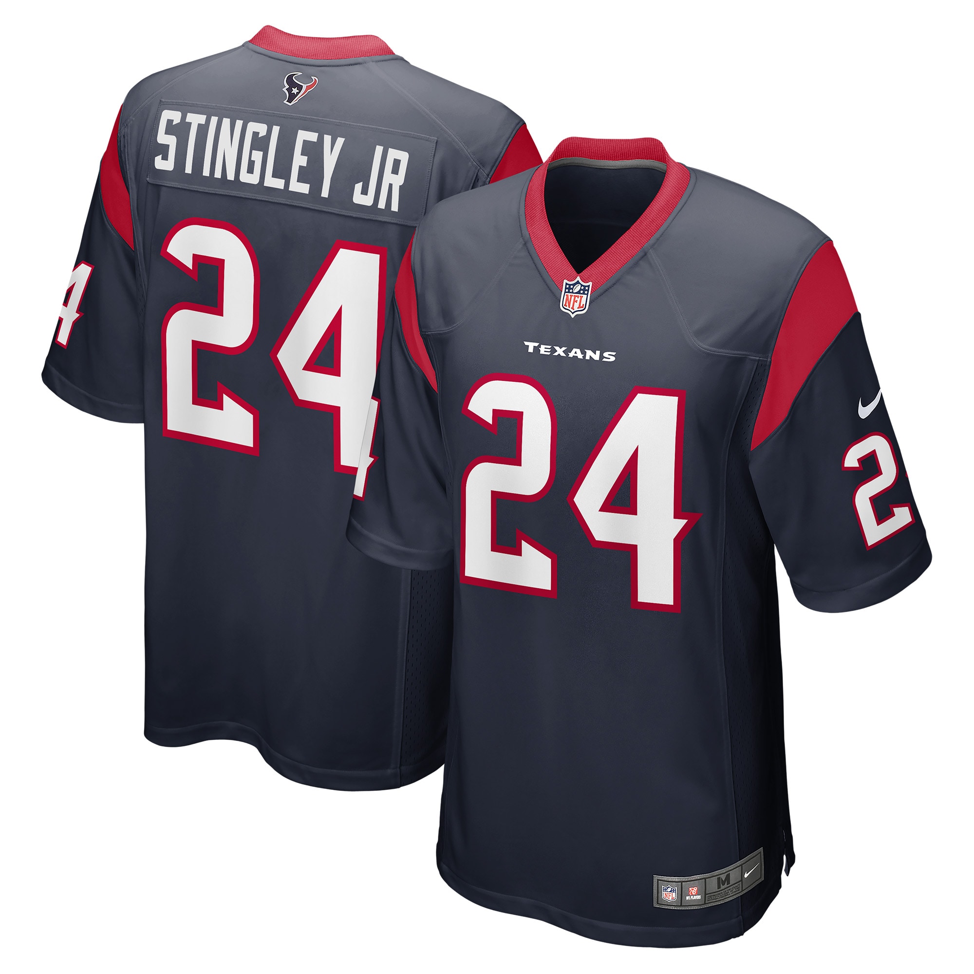 Derek Stingley Jr. Houston Texans 2022 Nfl Draft First Round Pick Game Jersey - Navy