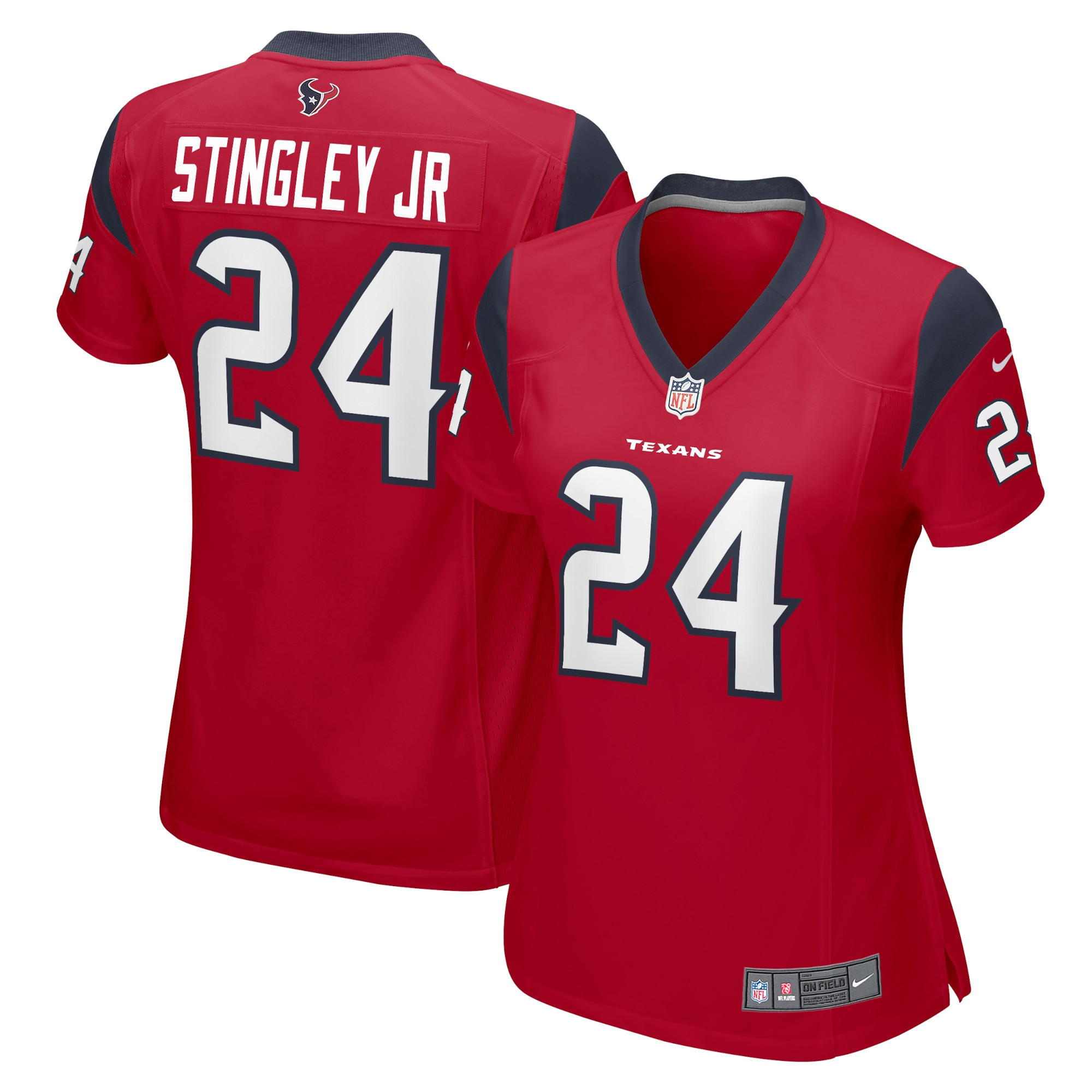 Derek Stingley Jr. Houston Texans Womens Player Game Jersey - Red Nfl