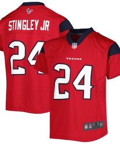Derek Stingley Jr. Houston Texans Youth Game Jersey - Red