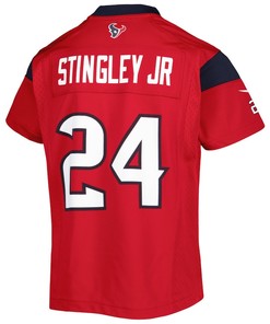 Derek Stingley Jr. Houston Texans Youth Game Jersey - Red