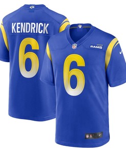 Derion Kendrick Los Angeles Rams Game Player Jersey - Royal