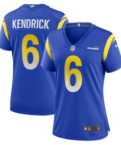 Derion Kendrick Los Angeles Rams Women's Game Player Jersey - Royal